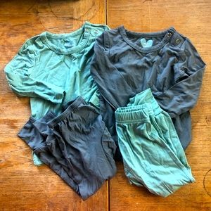 M&K Organics 2 Bamboo 2-piece Baby Pajamas 6-12 mo